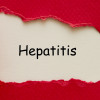 Hepatitis word written under torn paper