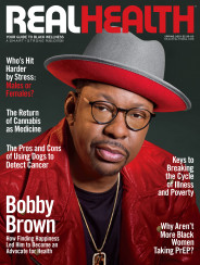 Real Health Spring 2019 cover Bobby Brown