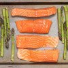 salmon, asparagus, sheet pan dinner, fish, vegetable