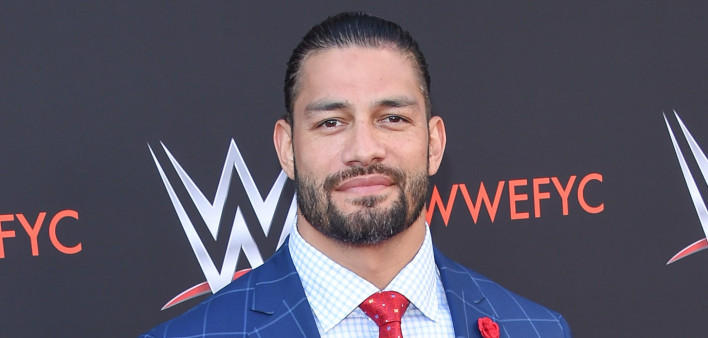 Roman Reigns arrives to the WWE FYC Event on June 6, 2018 in Hollywood, CA