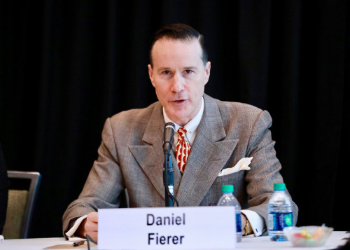 Daniel Fierer of the Icahn School of Medicine at Mt. Sinai in New York, speaking at CROI 2019