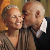 couple kissing older
