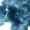 illustration face in smoke
