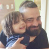 Adam Hayden with his son Isaac
