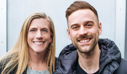 Julie Lewis (left) with her son Ryan