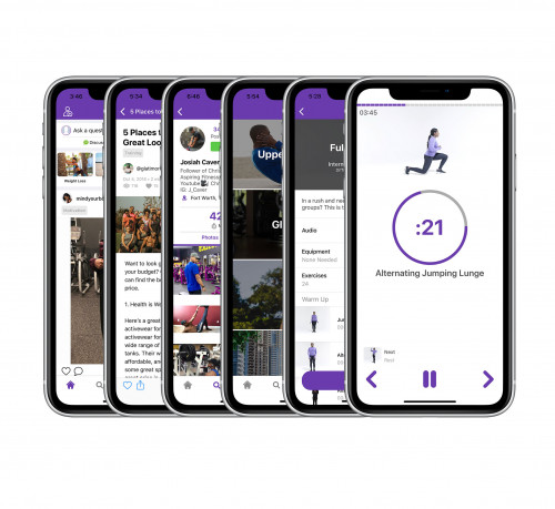 GrpFit smartphone fitness ap