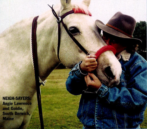 Angie Lawrence and Goldie, South Berwick, Maine