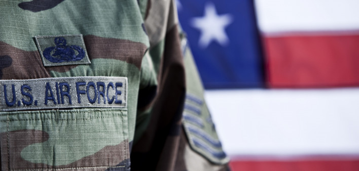 Patriotic American Soldier Air Force