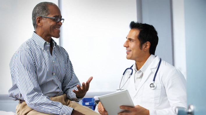 doctor and patient consultation