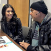 Carlos Rivera (right) initially faced problems receiving treatment for his colon cancer until getting insurance under the guidance of Ziomara Tirado at the Hope Family Health Center, a nonprofit clinic in McAllen, Texas.