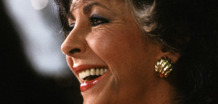 Washington, DC. USA, 1986 Elizabeth Taylor testifies in front of congress about AIDS.