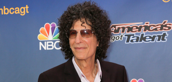 Radio personality Howard Stern attends the 'America's Got Talent' season 10 taping at Radio City Music Hall
