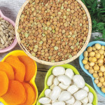 Beans and apricots