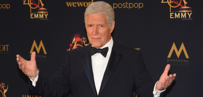 Alex Trebek attends the 2019 Daytime Emmy Awards.