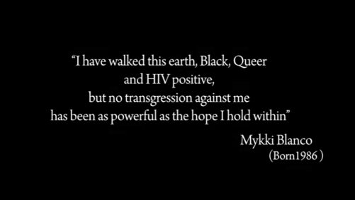 Madonna’s “Dark Ballet video with Mykki Blanco, 2019