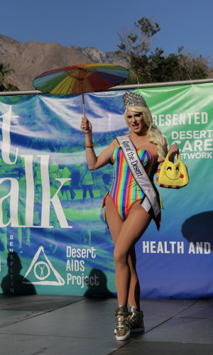 Lola at the Palm Springs AIDS Walk