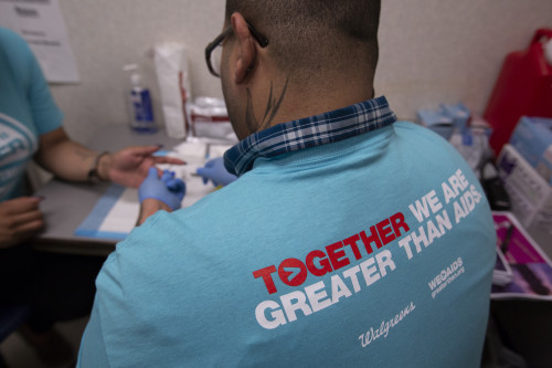 Walgreens offers free HIV testing and info on Thursday, June 27, 2019.
