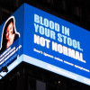 Through January 15, 2018, this video message will play in Times Square to teach young people about the signs and symptoms of colorectal cancer