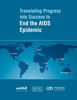 Detail of a global report on ending the AIDS epidemic