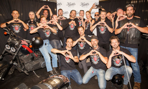 A scene from Kiehl’s 10th annual LifeRide for amfAR, July 2019