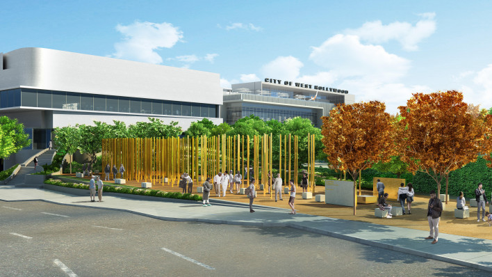 A rendering of STORIES: The AIDS Monument