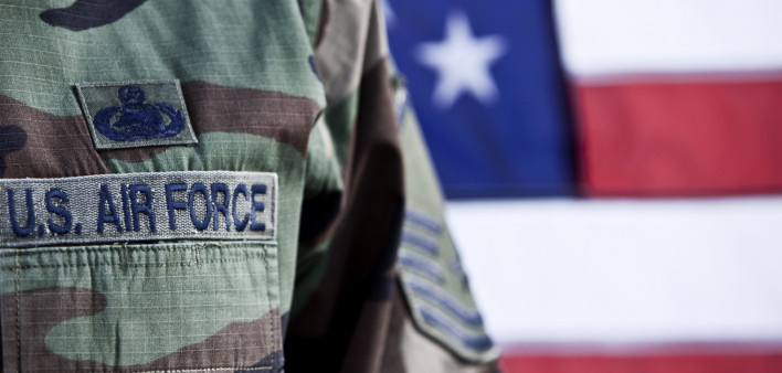 Patriotic American Soldier Air Force