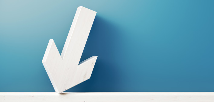 illustration down arrow