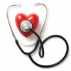 illustration heart and stethoscope