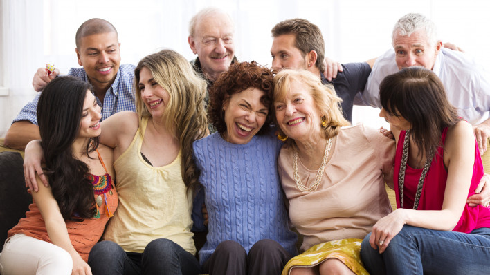 Mult-Generational Group social event fun