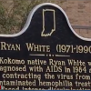 The Ryan White State Historical Marker in Hamilton County, Indiana