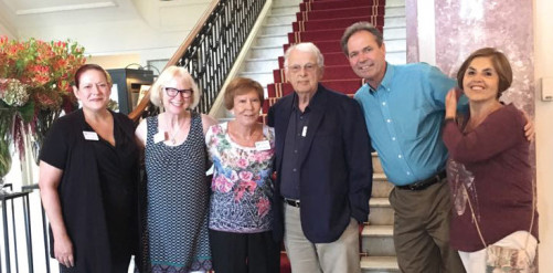 Gaby Kressly with her family in Lucerne, Switzerland, 2018
