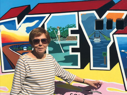 Gaby Kressly in Key West, 2019