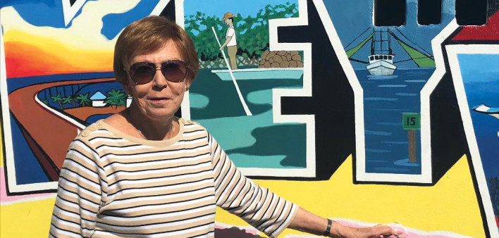Gaby Kressly in Key West, 2019