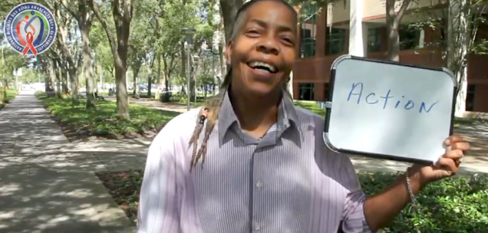 scene from Use Your Voice: Addressing HIV Stigma in Older Women