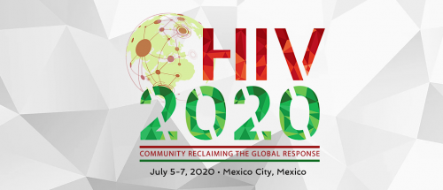 HIV 2020 logo
