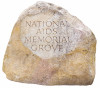 National AIDS Memorial Grove marker