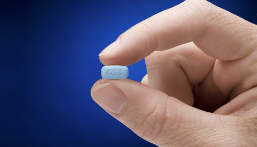 Descoy Tablet held between tow fingers