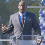 Michael Jordan at grand opening of one of the Novant Health Michael Jordan Family Medical Clinics.