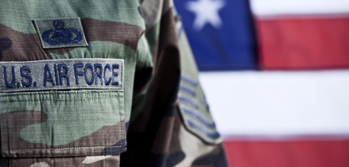Patriotic American Soldier Air Force