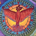 A mural at the Phoenix Shanti Group