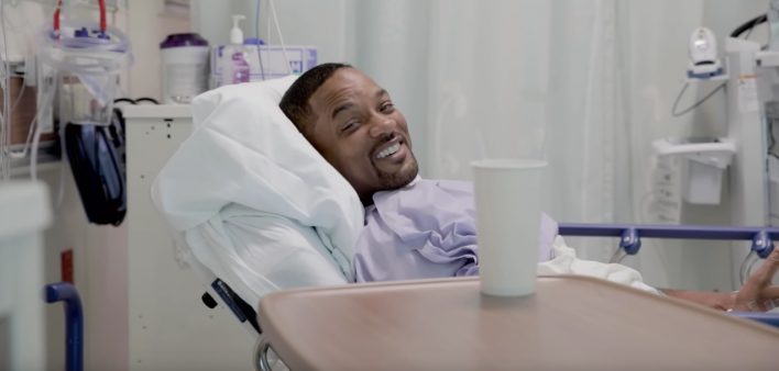 Will Smith after his first colonoscopy on August 21.