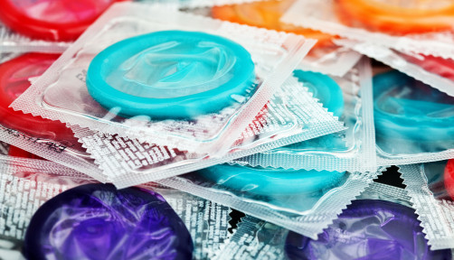 colored condoms