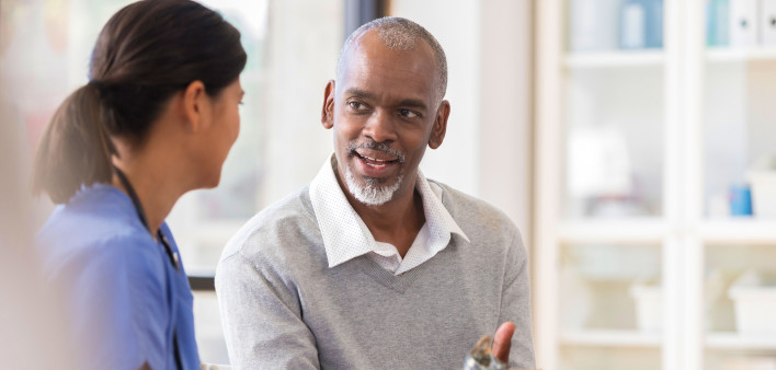 nurse consultation with patient