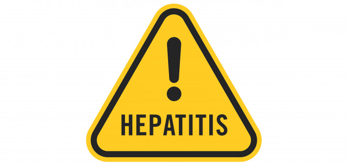 yield sign caution hepatitis