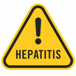 yield sign caution hepatitis