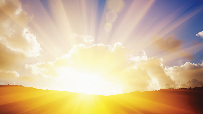 bright sunrise