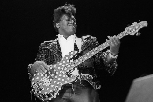 Randy Jackson jams with Journey in 1987