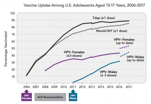 national cancer institute, HPV vaccine, statistics