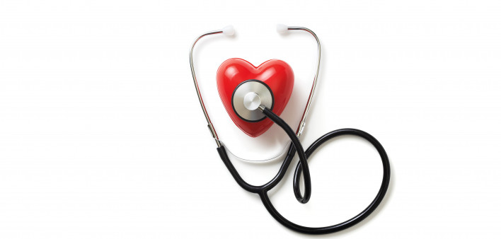 illustration heart and stethoscope