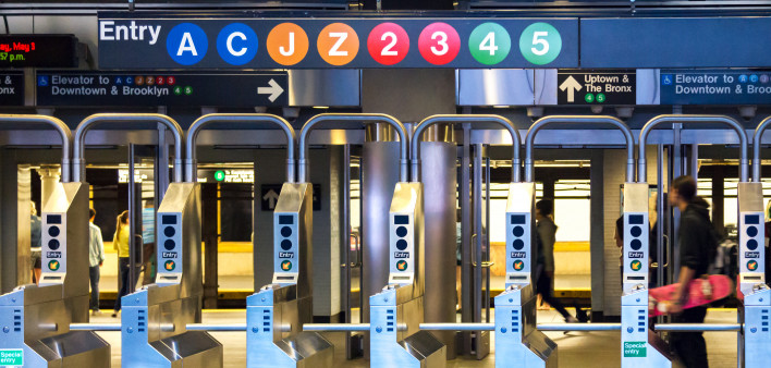 new york city subway turnstiles station